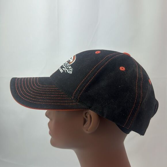 Harley Davidson Motocycles Screamin Eagle Flame Hat Black Orange Cap . - Picture 3 of 9